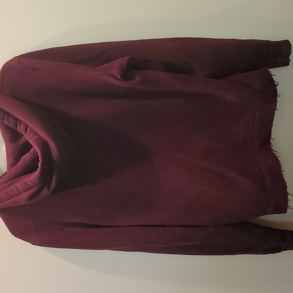 HOLLISTER Men's Burgundy Hoodie - Picture 5 of 5